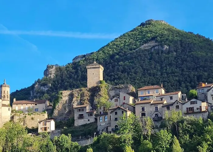 Maison Avec Magnifique Vue, Gorges Du Tarn Et Gorges De La Jonte بيت للعطل